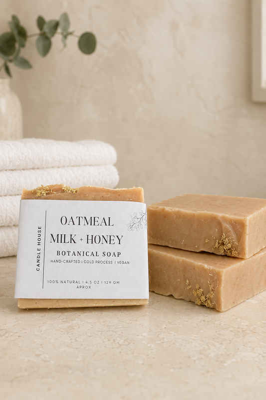 Oatmeal Milk + Honey Botanical Soap