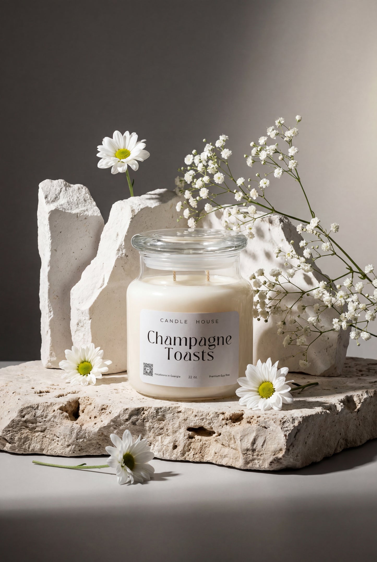 Champagne Toast Two Wick Candle