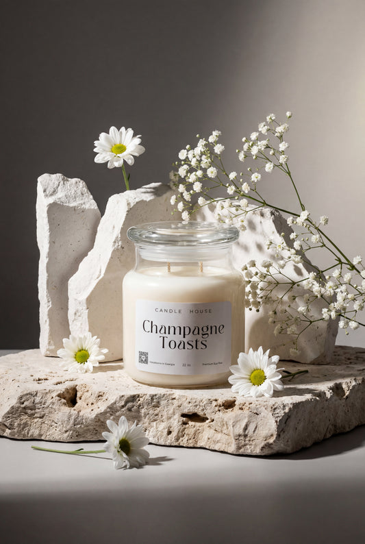 Champagne Toast Two Wick Candle