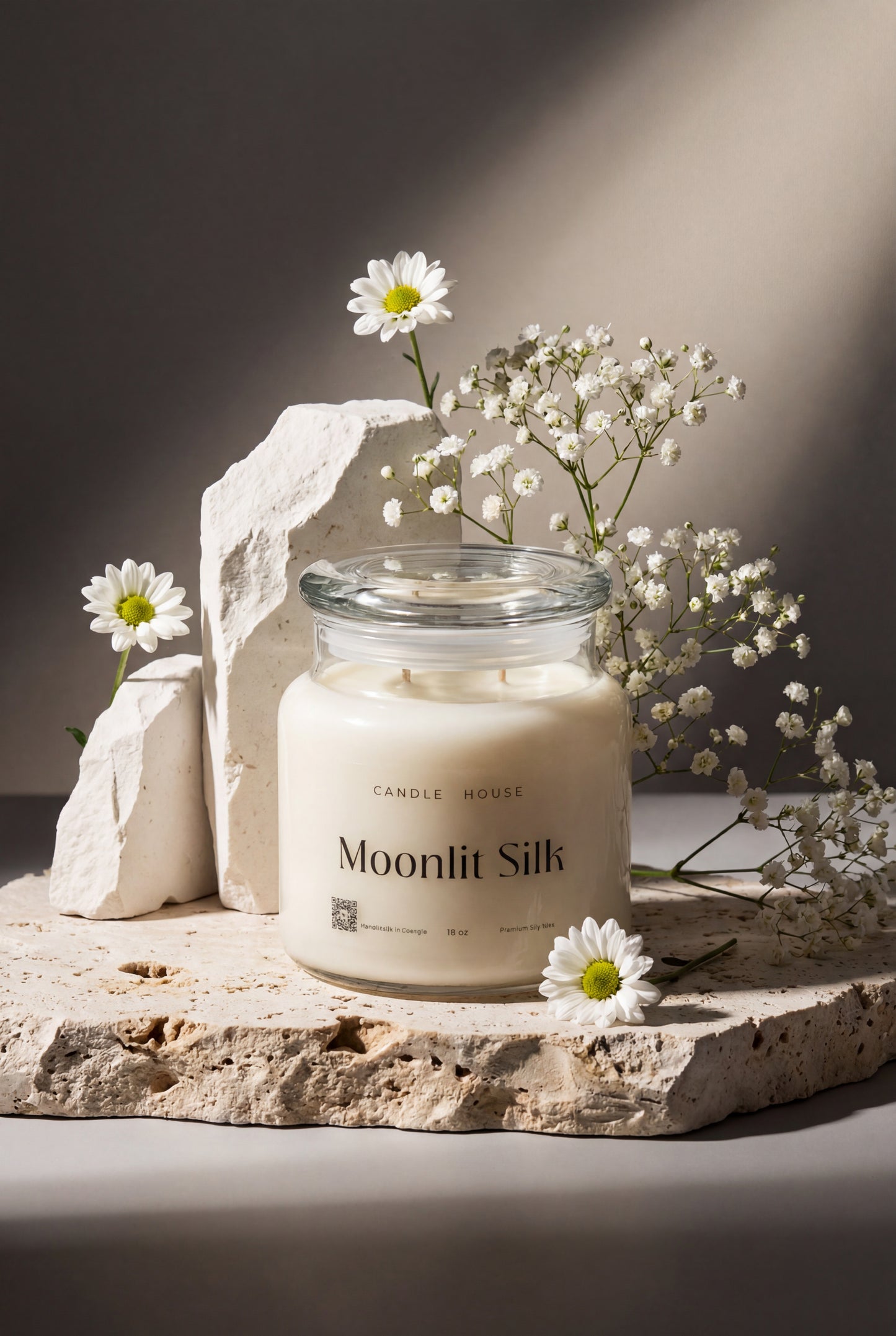 Moonlit Silk Two Wick Candle