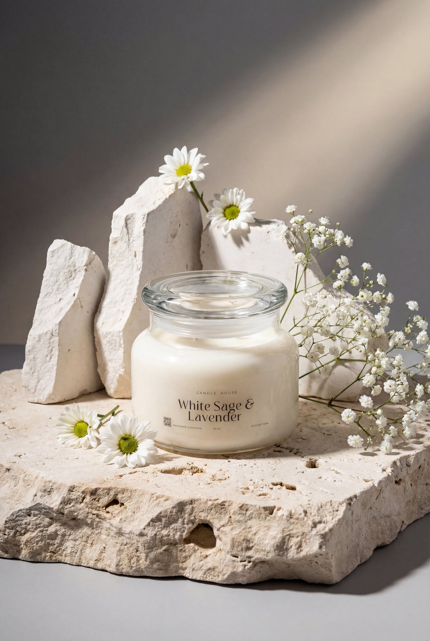 White Sage & Lavender Two Wick Candle