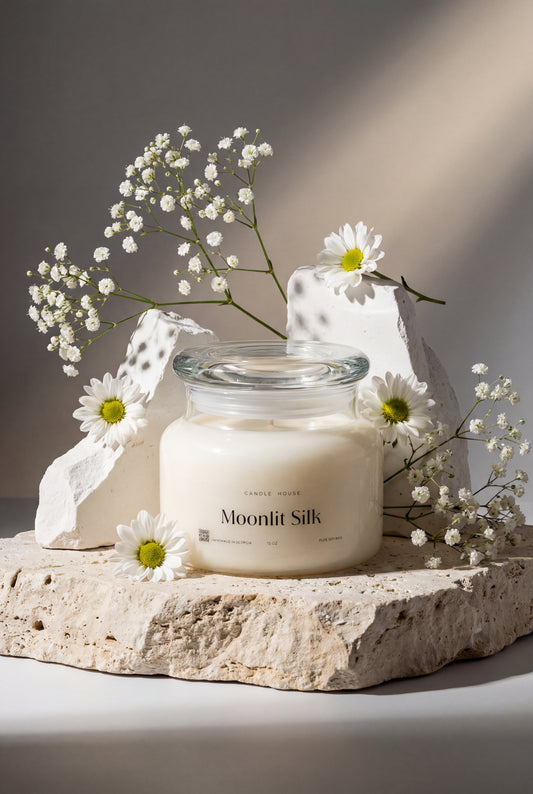 Moonlit Silk Two Wick Candle